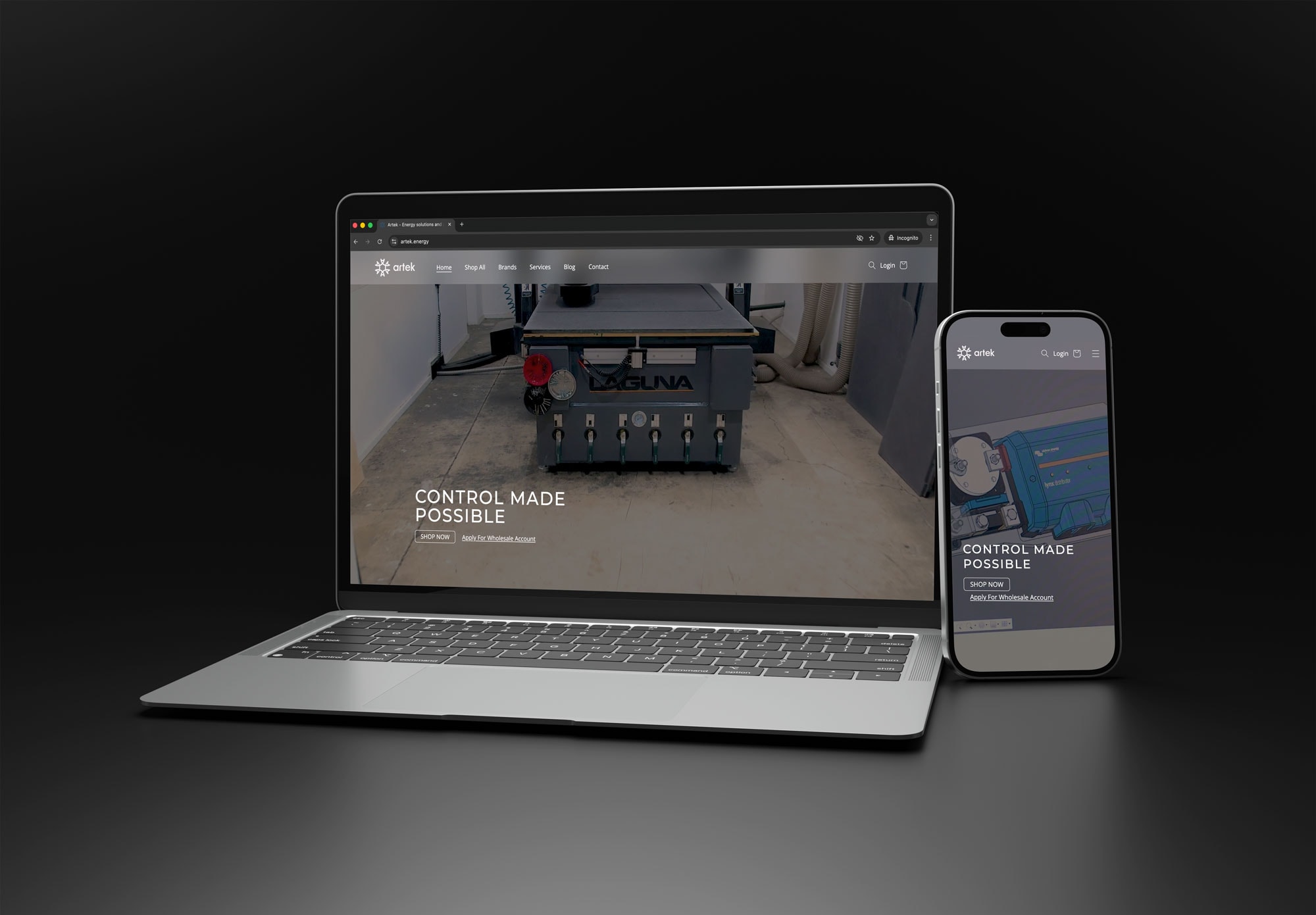 Hero visual elements