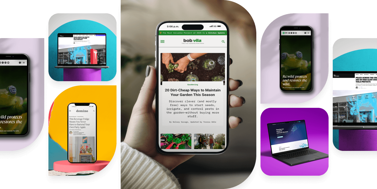 Hero visual elements